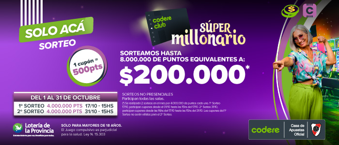 Sorteo Millonario